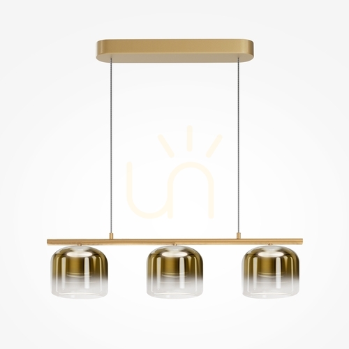 Kontrollera Hänglampa Maytoni Spirito guld LED dimbar MOD286PL-L12G3K