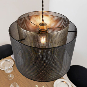 Pendant Light Endon Plexus Mässing Stål E27 25 cm small 3