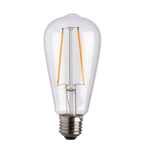 Kontrollera E27 LED-glödlampa päron transparent Endon
