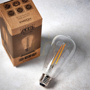 E27 LED-glödlampa päron transparent Endon small 5