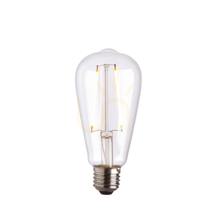 E27 LED-glödlampa päron transparent Endon small 0