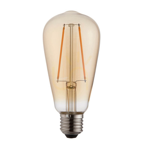 Kontrollera E27 LED glödtråd päron bärnsten Endon
