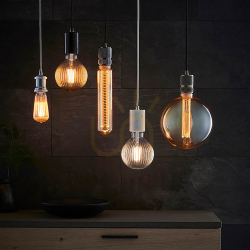 Kontrollera Glödlampa Endon Transparent Glas E27 4W 12,5 cm 17,5 cm