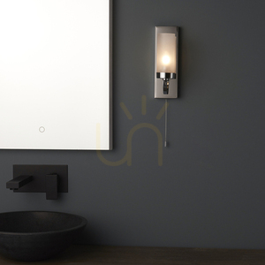 Vägglampa Endon Edrea Krom G9 Stål Glas small 4