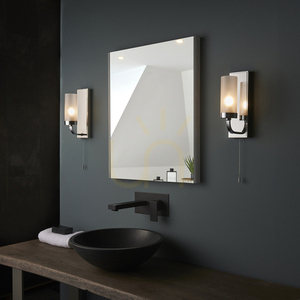 Vägglampa Endon Edrea Krom G9 Stål Glas small 5