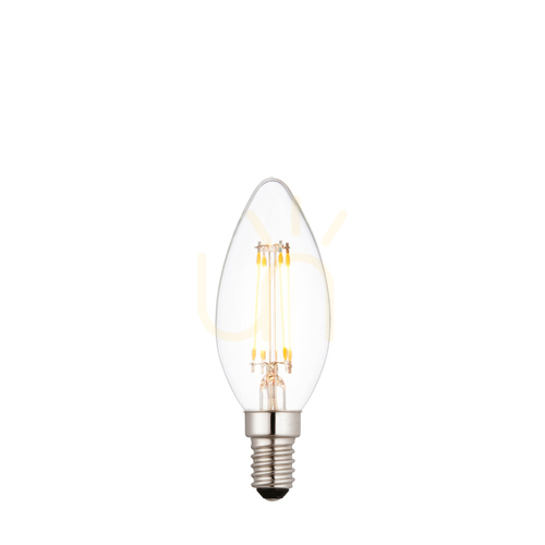 Kontrollera Tillbehör E14 LED glödtrådsljus Transparent Endon