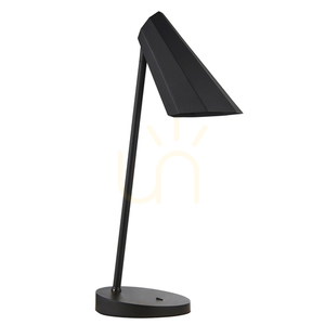 Bordslampa Endon Reynold Svart Stål E14 small 1