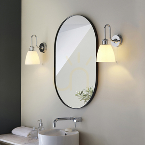 Vägglampa Endon Piper badrum krom IP44 E27 95506 small 4