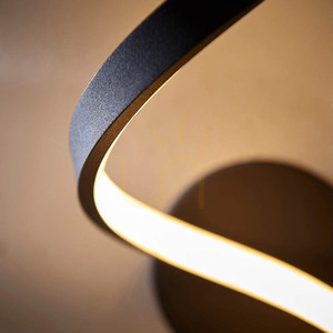 Vägglampa Endon Astral Svart LED 12W Aluminium 45 cm small 5