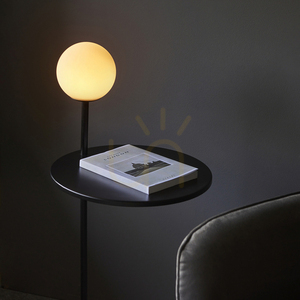 Halo stående lampa svart Endon small 5