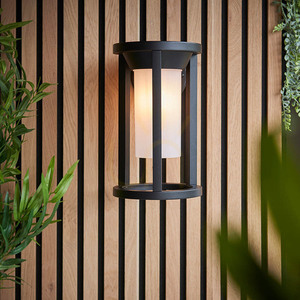 Vägglampa Braden Svart Endon E27 Aluminium 27 cm small 4