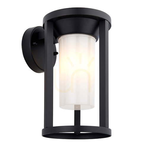 Kontrollera Vägglampa Braden Svart Endon
