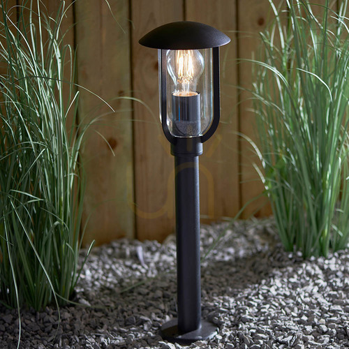 Kontrollera Utomhusstående lampa Endon Quinn svart 50 cm E27 dimbar