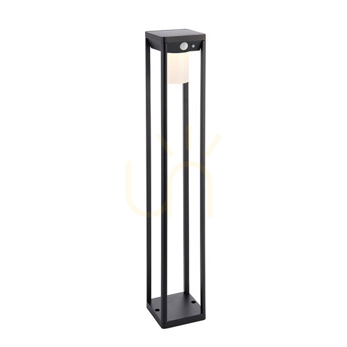 Kontrollera Stående lampa Endon Hallam svart aluminium 60 cm LED