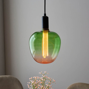 Taklampa Endon Rosa Stål Glas E27 24,5 cm 1-lampa small 2