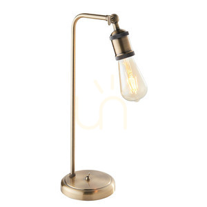 Bordslampa Endon Hal mässing stål E27 45,3 cm small 1