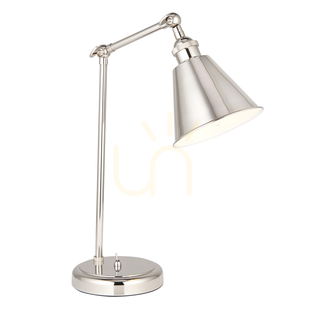 Kontrollera Hal Bordslampa Silver Endon Hal Bordslampa Silver Endon