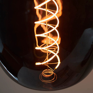 Endon Helix 98083 E27 4 W LED-lampa, rökfärgat glas, 1800 K, Ø19 cm small 7