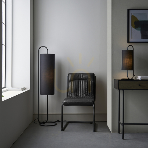 Kontrollera Klip Bordslampa Svart Endon