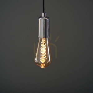 E27 LED-lampa Amber Endon 4W Dimbart Glas 14,2 cm small 2