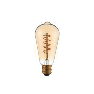 E27 LED-lampa Amber Endon 4W Dimbart Glas 14,2 cm small 4