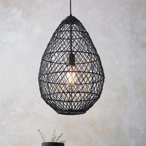 Taklampa Endon Pimva Svart Rotting 35 cm E27 2 Taklampa Endon Pimva Svart Rotting 35 cm E27 small 2