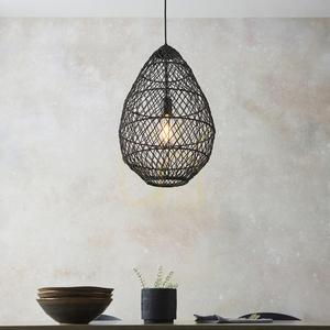 Taklampa Endon Pimva Svart Rotting 35 cm E27 4 Taklampa Endon Pimva Svart Rotting 35 cm E27 small 4