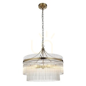Pendellampa Endon Marietta mässing 5 ljuskällor E14 justerbar 50 cm small 9