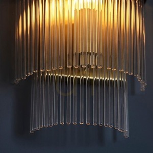 Vägglampa Endon Marietta mässing metall glas E14 dimbar small 6