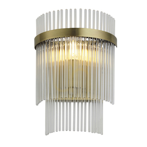 Vägglampa Endon Marietta mässing metall glas E14 dimbar small 0