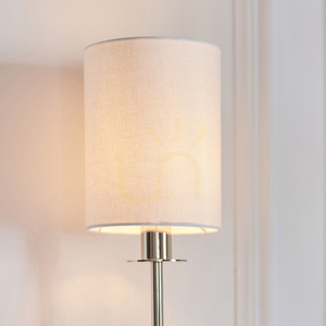 Vägglampa Endon Sancerre Silver Tyg E14 Dimbar small 5