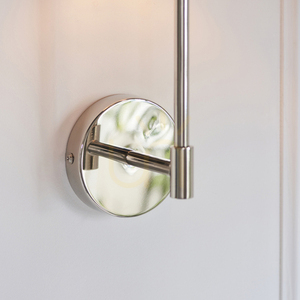 Vägglampa Endon Sancerre Silver Tyg E14 Dimbar small 6