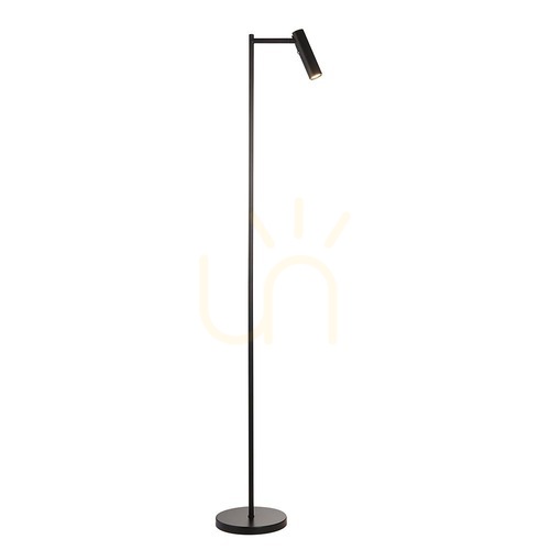 Kontrollera Endon Dedicated Reader svart LED golvlampa för läsning 4 W 99772