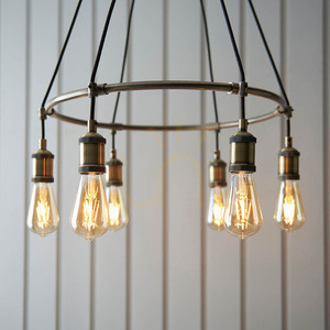 Pendellampa Endon Hal Mässing 6L E27 Dimmbar 6 Pendellampa Endon Hal Mässing 6L E27 Dimmbar small 6