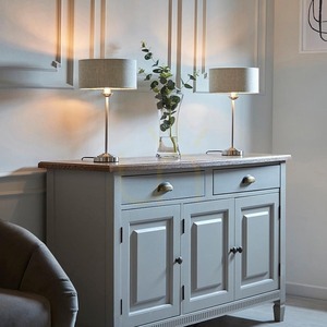 Highclere bordslampa Beige Endon. small 4