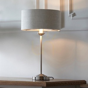 Highclere bordslampa Beige Endon. small 6