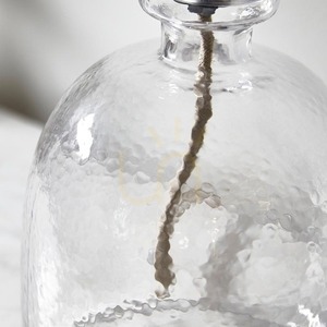 Endon Lyra bordslampsfot svart, texturerat glas E14 29,3 cm 100910 small 4