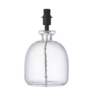 Endon Lyra bordslampsfot svart, texturerat glas E14 29,3 cm 100910 small 0