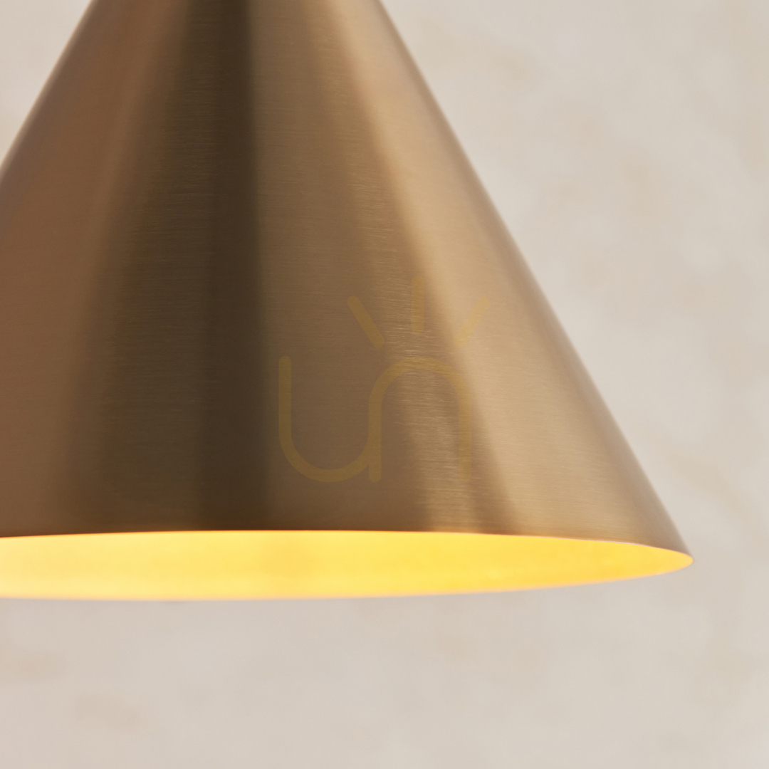 Kontrollera Taklampa Endon Cape Brass mässing stål E27 dimbar 25,7 cm Taklampa Endon Cape Brass mässing stål E27 dimbar 25,7 cm