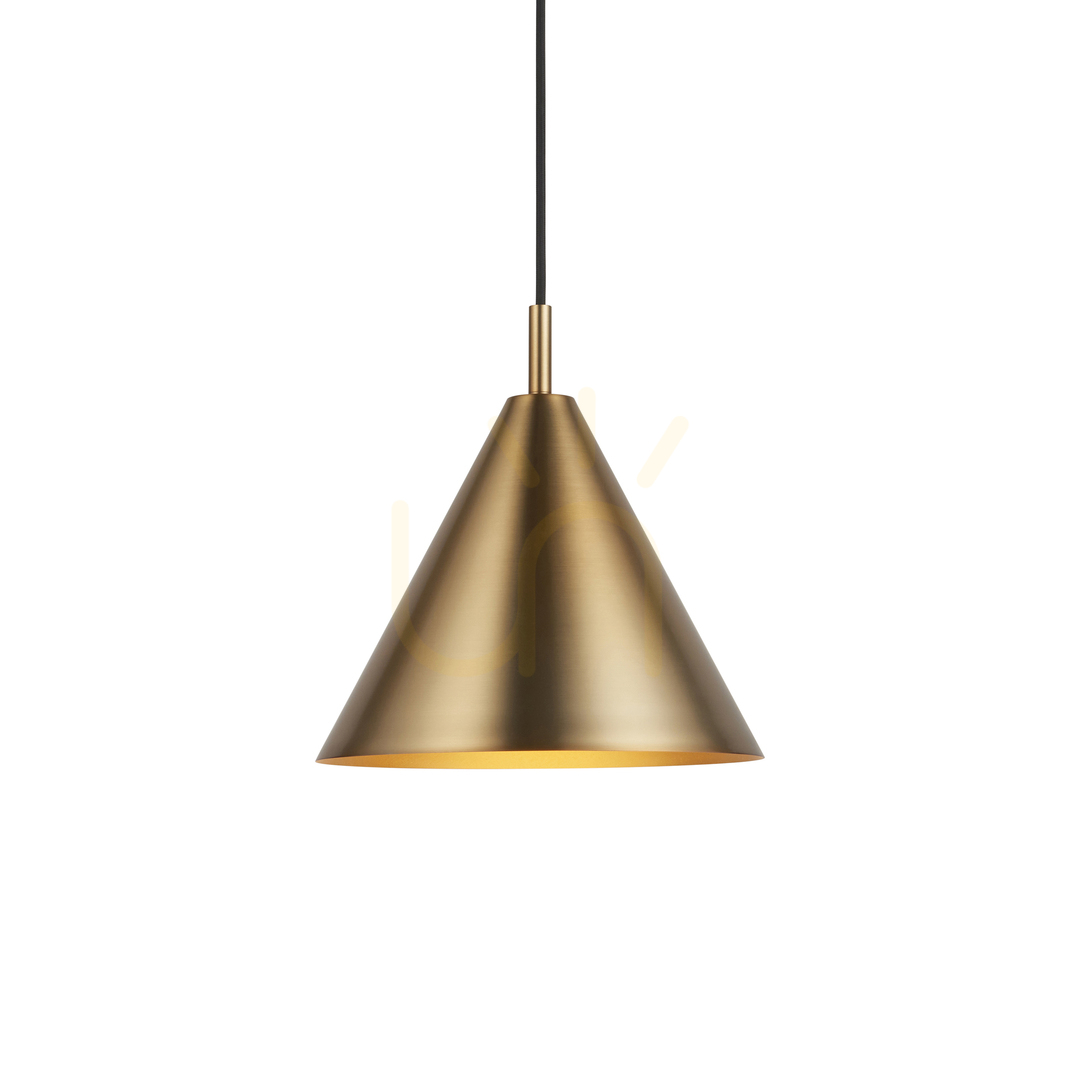 Kontrollera Taklampa Endon Cape Brass mässing stål E27 dimbar 25,7 cm Taklampa Endon Cape Brass mässing stål E27 dimbar 25,7 cm