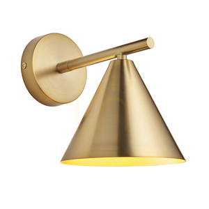 Vägglampa Endon Cape 102893 antikmässing E14 7 W dimbar small 0