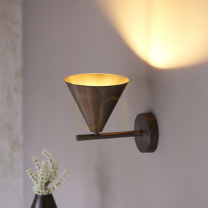 Vägglampa Brown Endon E14 Stål Dimbara 15,8 cm 4 Vägglampa Brown Endon E14 Stål Dimbara 15,8 cm small 4
