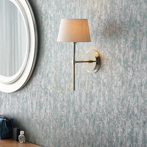 Kontrollera Vägglampa Rennes &amp; Cici Silver Endon