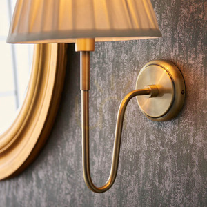 Vägglampa Endon Rouen Carla mässing och grädde E27 49 cm 5 Vägglampa Endon Rouen Carla mässing och grädde E27 49 cm small 5