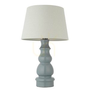Bordslampa Endon Provence & Cici 103369 grå keramik, linneskärm, 66 cm small 8