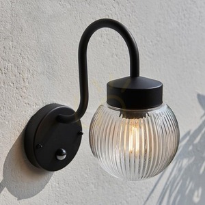 Vägglampa Endon Svart Aluminium Glas E27 29,2 cm small 5