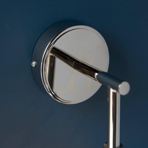 Vägglampa Endon Allegra Silver E14 Stål Glas small 8
