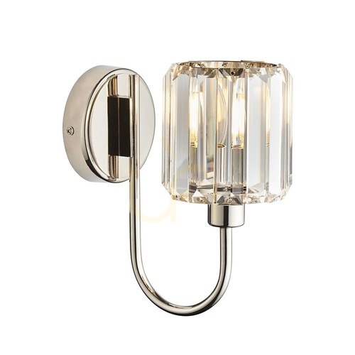 Kontrollera Vägglampa Endon Berenice Silver Stål Glas E14 Dimbar