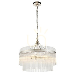 Taklampa Endon Marietta Silver 5-ljus Metall Glas E14 small 1