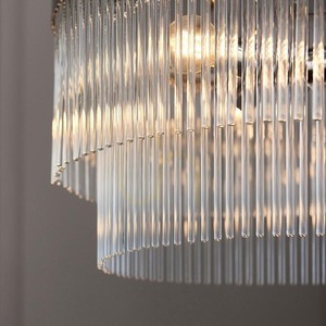 Taklampa Endon Marietta Silver 5-ljus Metall Glas E14 small 4